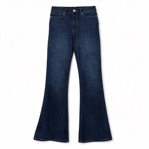 True Religion Fey High Rise Modern Flare Jeans Dark Wash Size 28